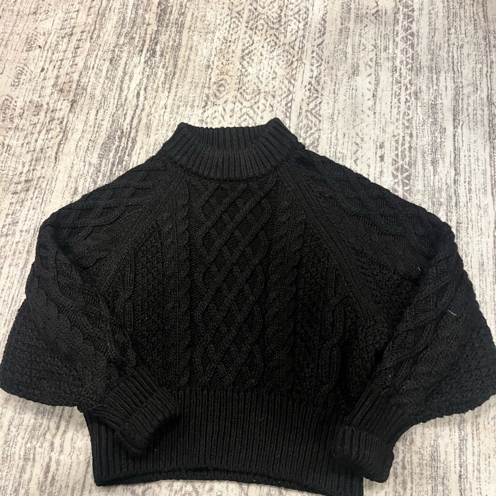 H&M Black Cowl Neck Sweater